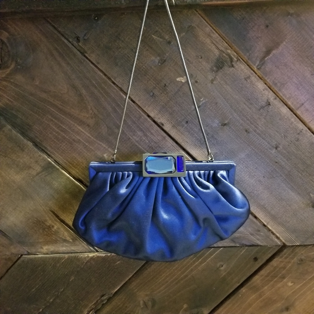 Ann Taylor shoulder evening clutch purse